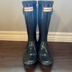 Kids Hunter Tall Boots (black)